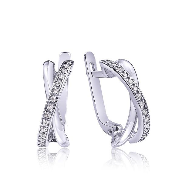 

Срібні сережки "Avalanche"