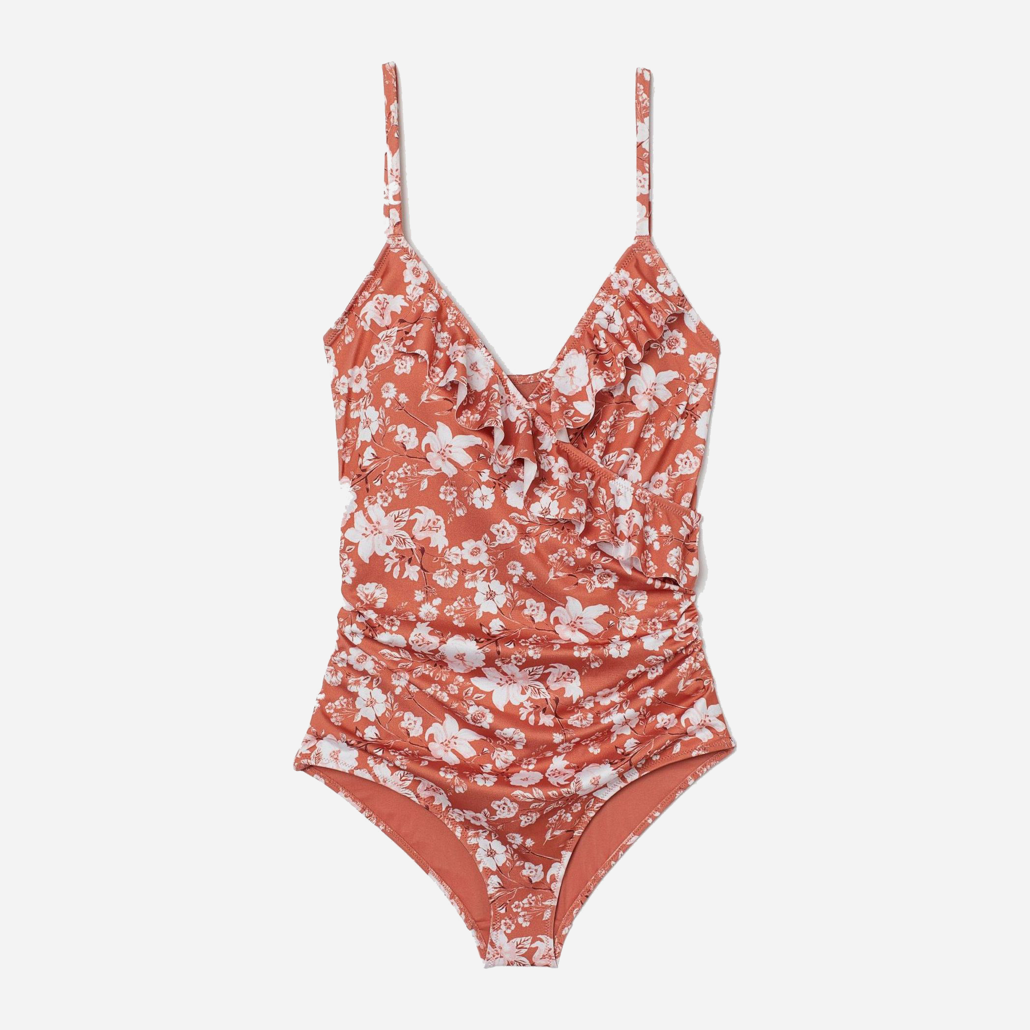 

Купальник слитный женский H&M 04-0759326-0 46 Оранжевый