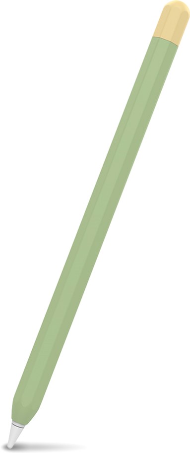 

Двухцветный силиконовый чехол AhaStyle для Apple Pencil (1‑го поколения) Зелёный, желтый (AHA-01940-GNY)