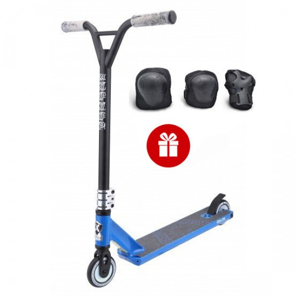 

Самокат трюковый Explore LEADER Upgrade 100 mm (HIC) синий + защита