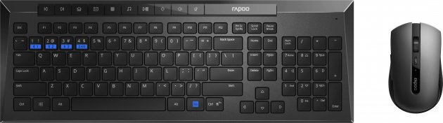 

Комплект беспроводной Rapoo 8200M Black