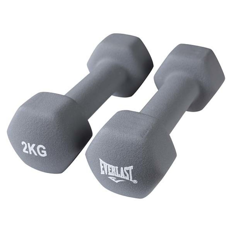 

Гантели виниловые Everlast 2х2 кг, код: 80024/2-WS