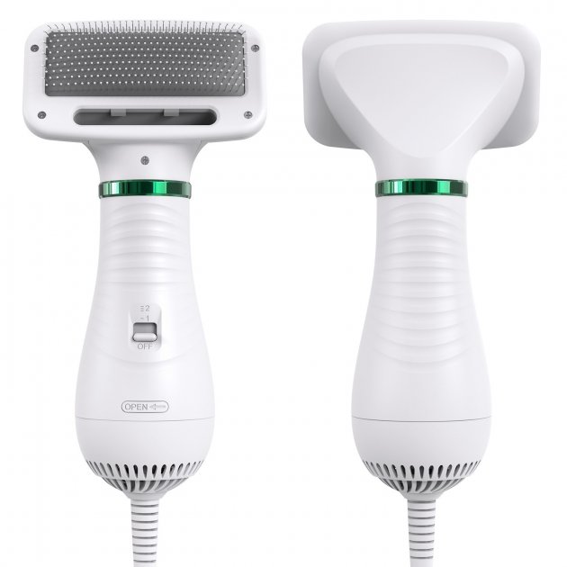 

Щётка-фен для шерсти кошек и собак 2в1 Lid One Step Grooming Dryer WN-10 массажёр расчёска для груминга животных