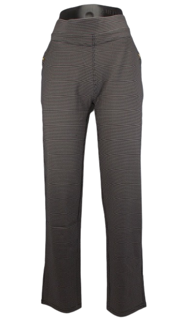 

Брюки с карманами Kko 8887 2XL-3XL черные с белым
