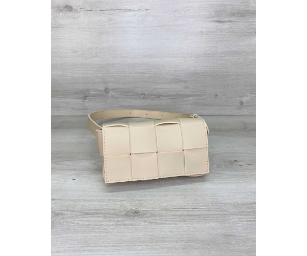 

Женская сумка на пояс Welassie Энди бежевая