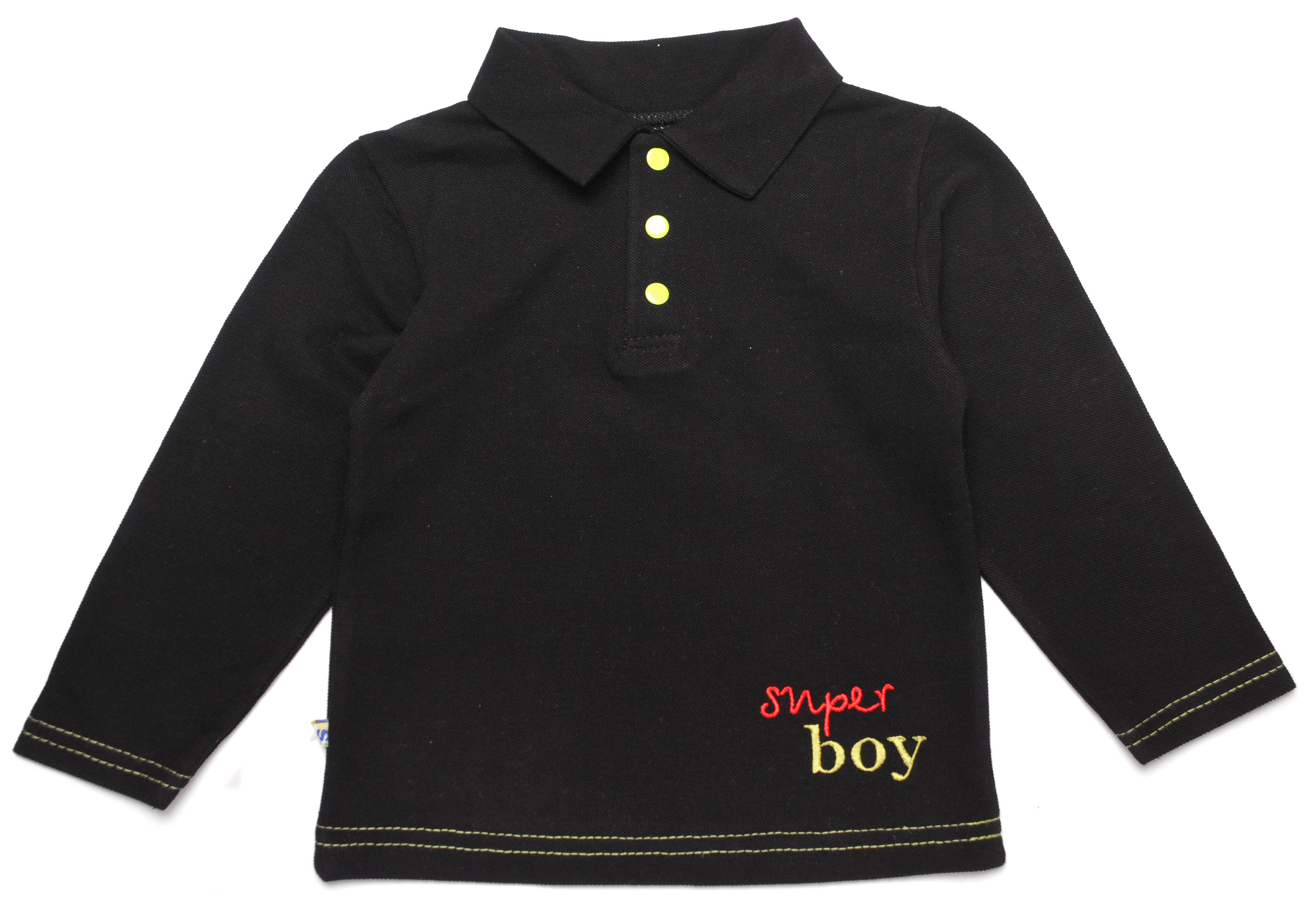 

Футболка-поло довгий рукав "Boy" Соня чорний 6904 340401, 92 (2 роки)