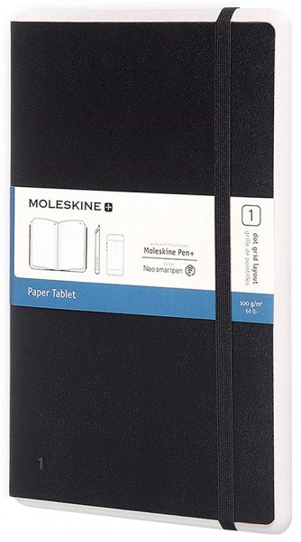 

Блокнот Moleskine Paper Tablet середній 13 х 21 см в крапку чорний
