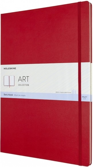 

Скетчбук Moleskine Art А3 29,7 х 42 см нелінований червоний