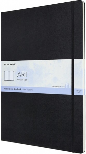 

Скетчбук Moleskine Art Watercolour А3 29,7 х 42 см нелінований чорний