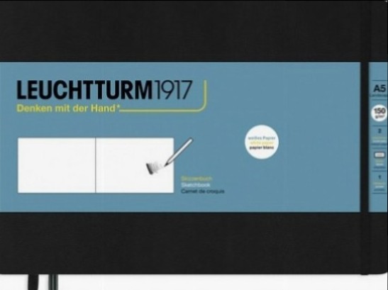

Скетчбук Leuchtturm1917 Landscape середній 21 х 14,5 см чорний