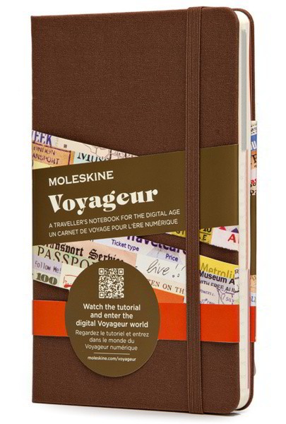 

Блокнот Moleskine Voyageur 11,5 х 18 см коричневий