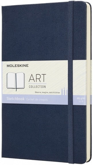 

Скетчбук Moleskine Art середній 13 х 21 см нелінований сапфір