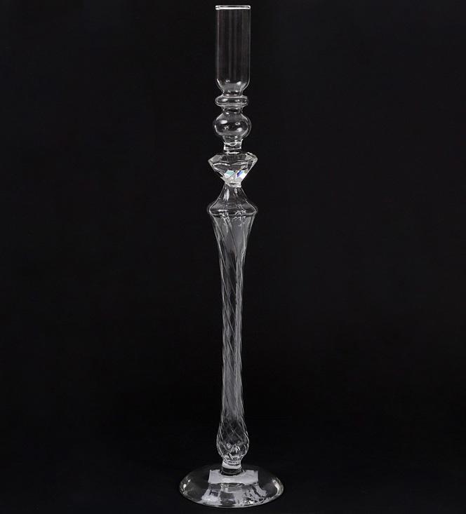 

Подсвечник стеклянный Aiken "Yarlate" 9х40см