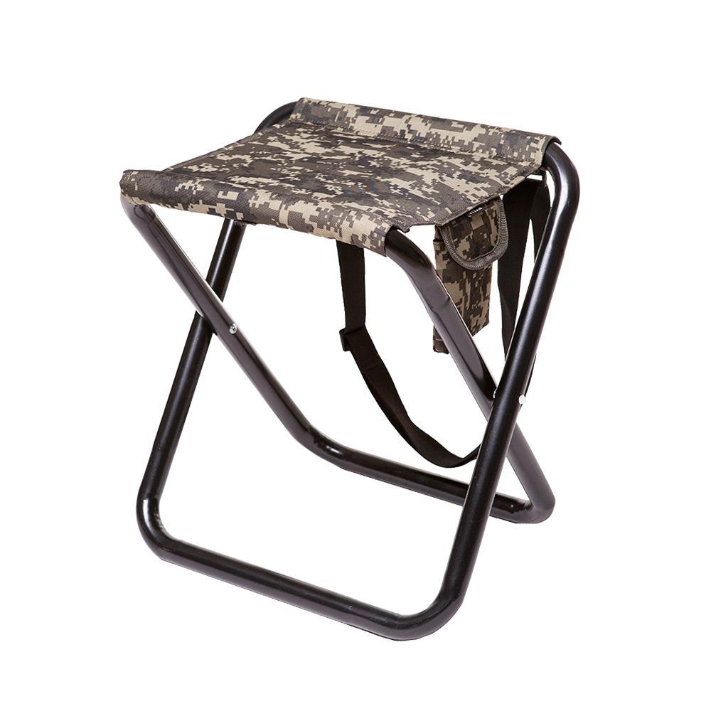 

Стул раскладной для рыбалки природы пикника "Рыбак" d25 мм с карманом до 120 кг нагрузки (камуфляж)