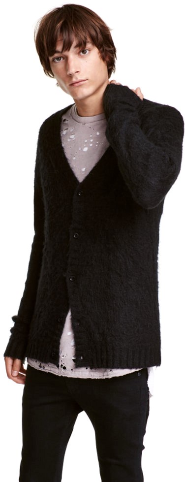 

Кардиган H&M 2hm033000055 M Черный