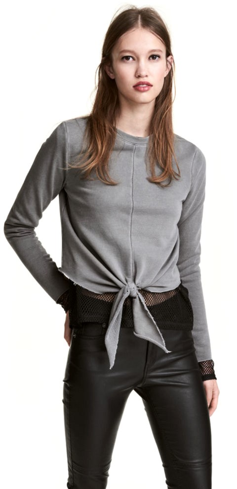 

Свитшот H&M 2hm033000165 S Серый