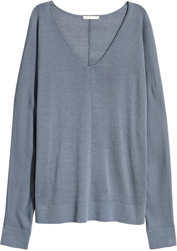 

Пуловер H&M 2hm033000672 XS Голубой