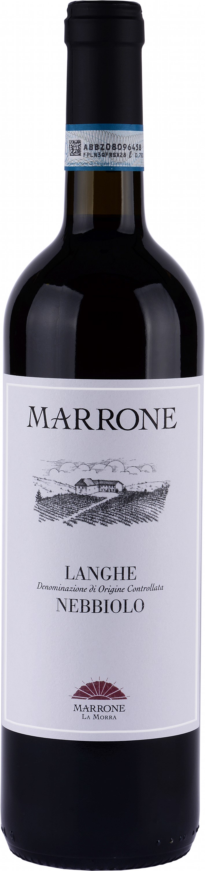 Вино Langhe Nebbiolo DOC Marrone червоне сухе 0.75 л 14% (8029510100521)