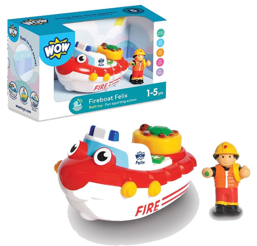 

Игрушка для ванной Wow Toys Пожарная лодка MiC (1017) (160679)