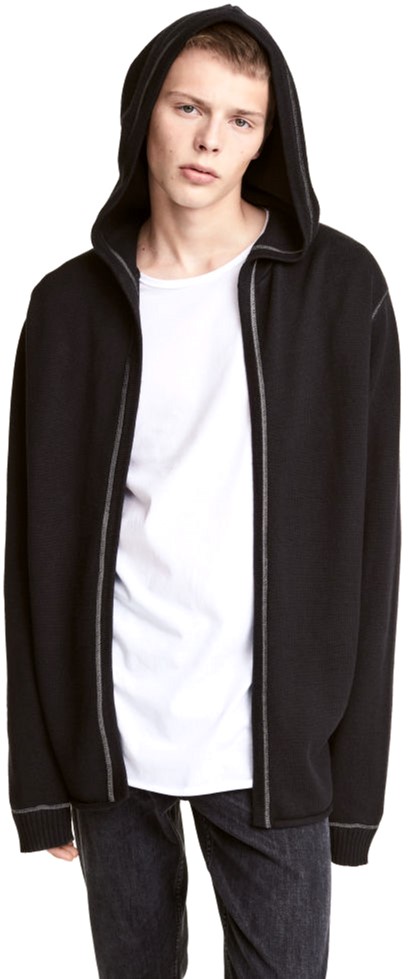 

Кардиган H&M 2hm033000549 S Черный