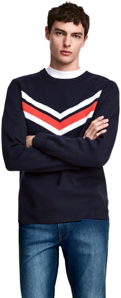 

Джемпер H&M 2hm033000847 S Темно-синий