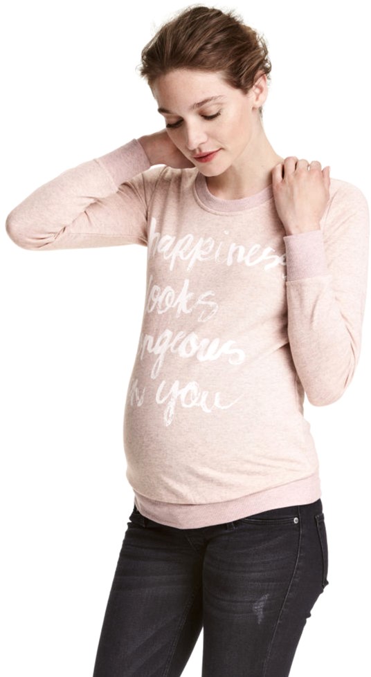

Свитшот для беременных H&M 2hm033000599 XS Розовый
