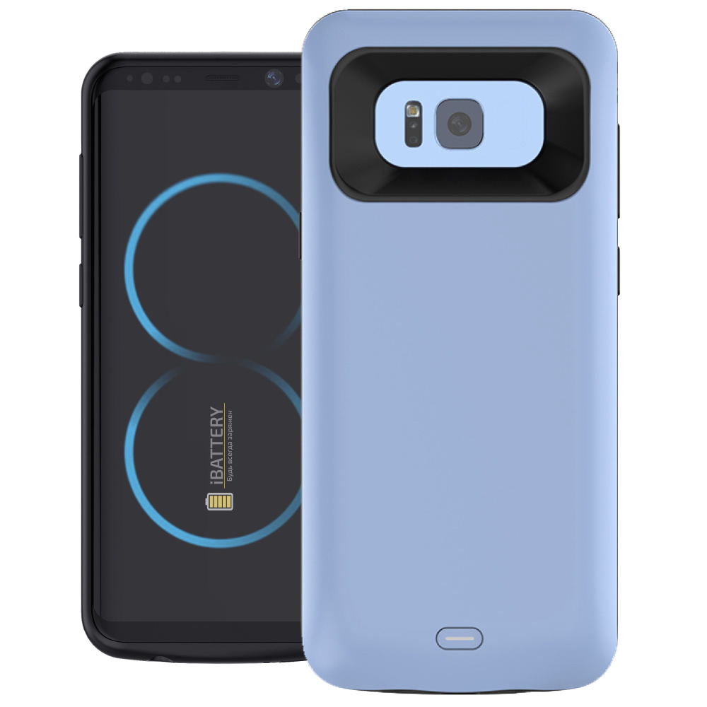 

Чехол батарея iBattery для Samsung S8 5000 mAh blue