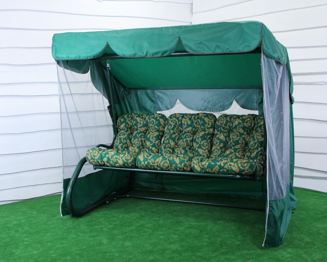 

Раскладные садовые качели GreenGard ТАИТИ, зеленый (Арт. 021)