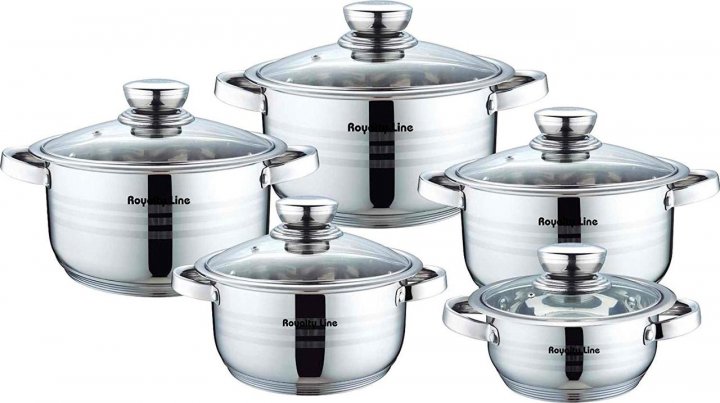 

Набор кастрюль Royalty Line RL-1003 10шт