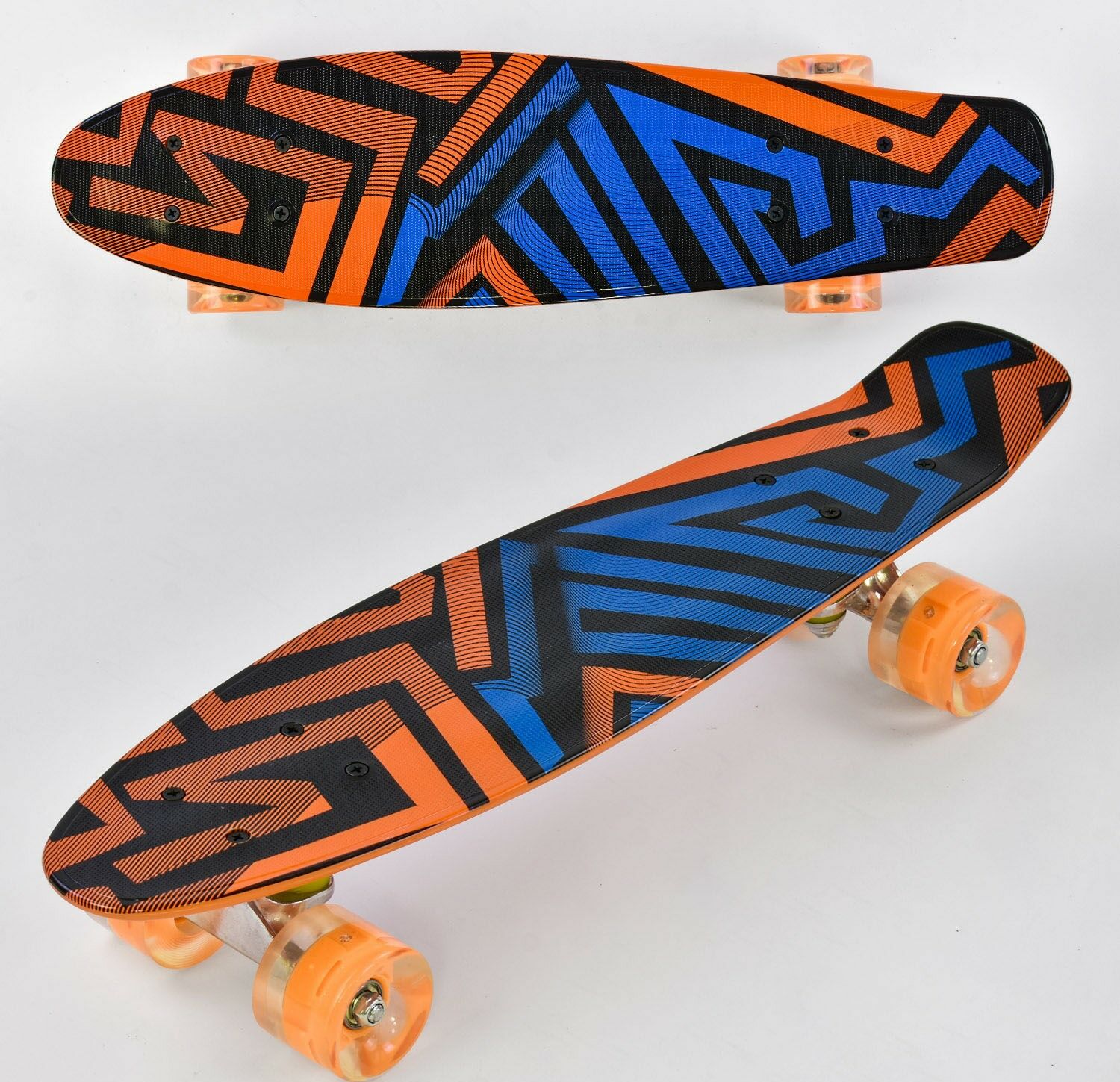 

Пенни борд Best Board F 7620S Колоса полиуретан Светятся Оранжевый