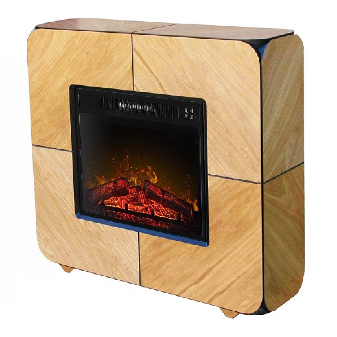 

Электрокамин с порталом ArtiFlame CUBE AF23 светлый дуб