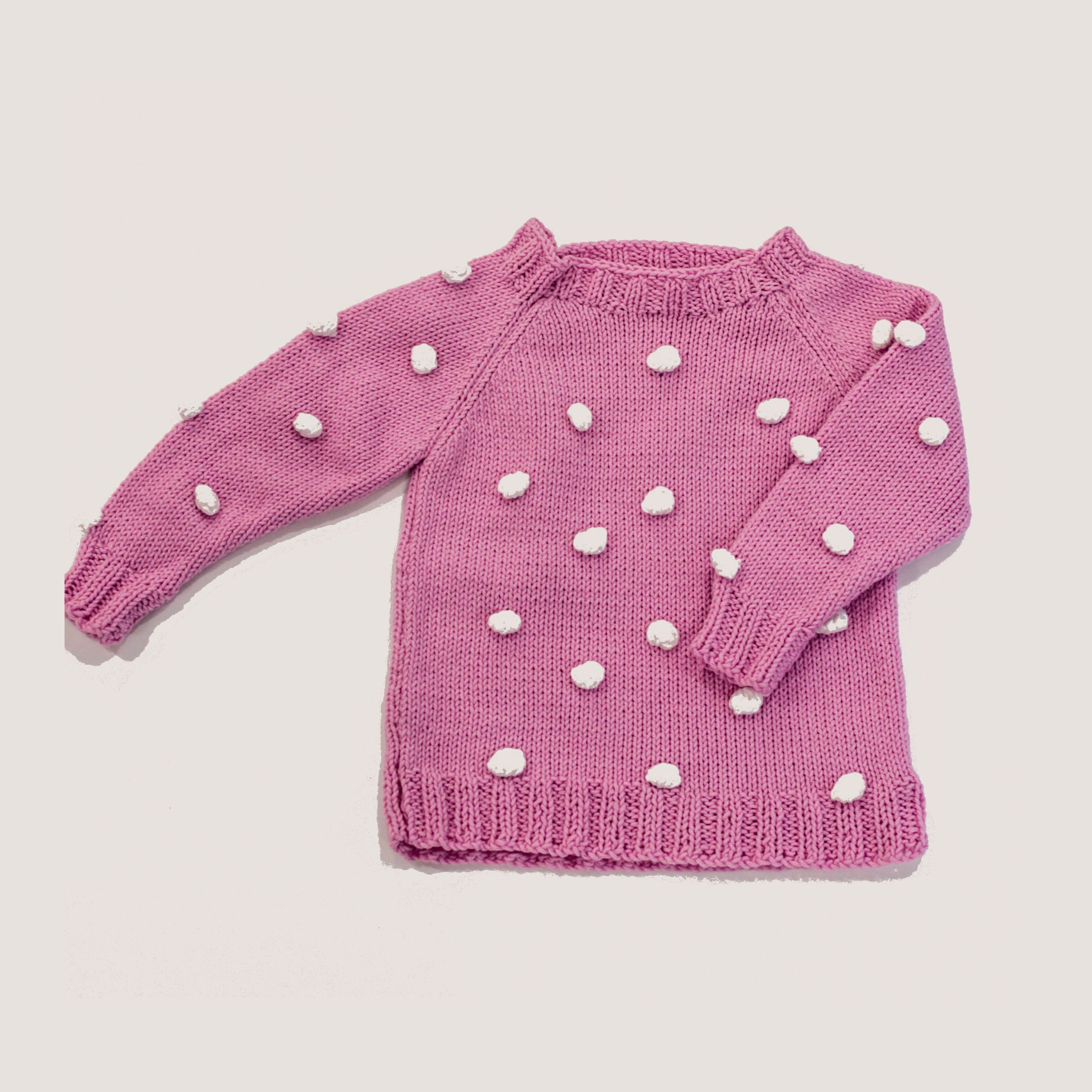 

Джемпер Lamon White PomPoms 68-74 см Белый/Розовый
