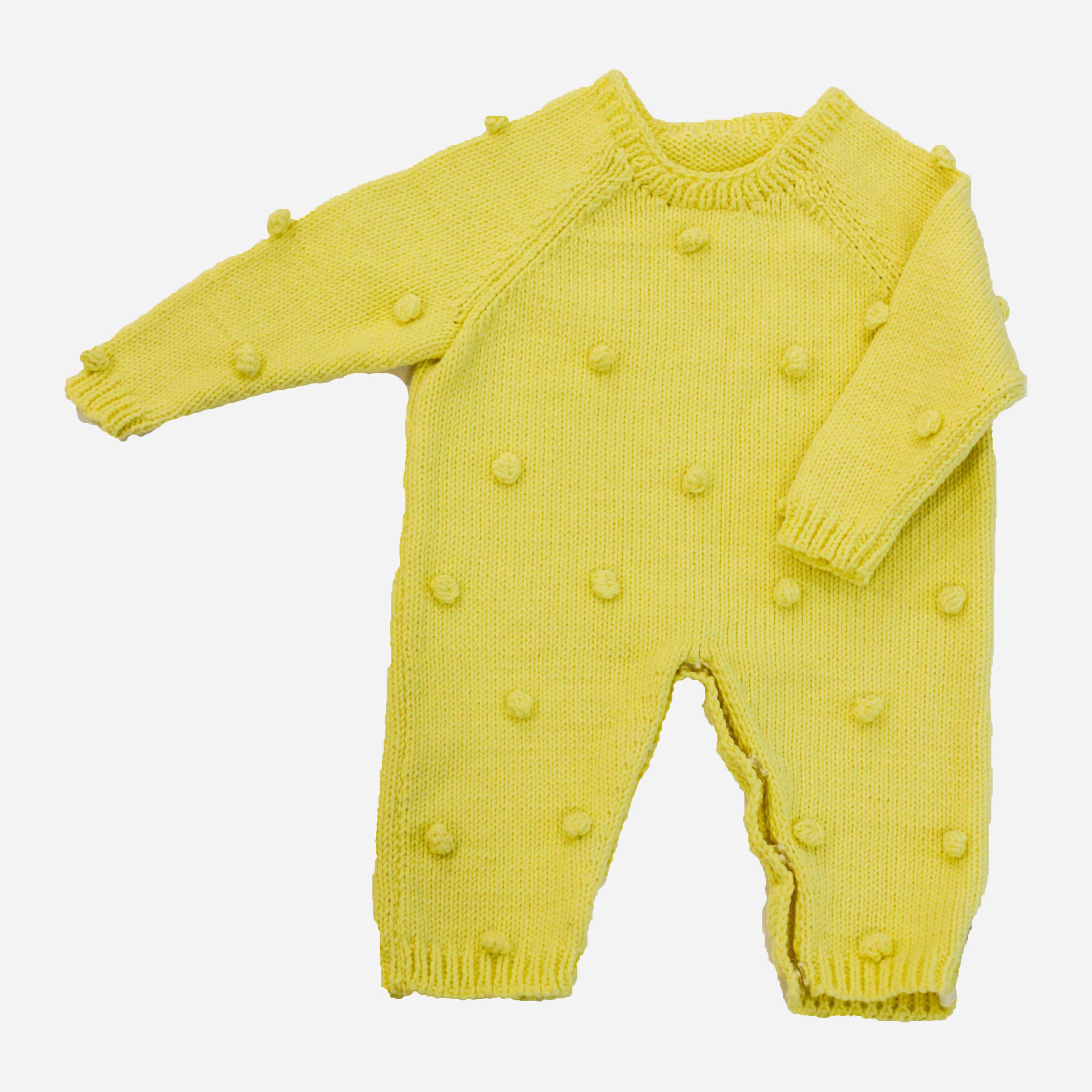 

Человечек теплый Lamon Yellow PomPoms 68-74 см Желтый
