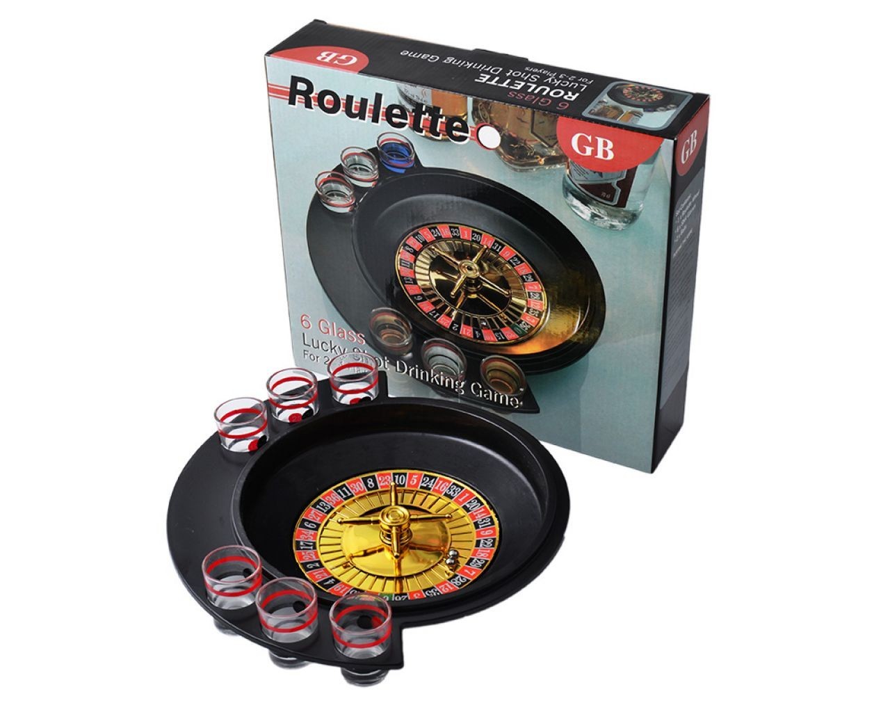 

Настольная игра Алко Рулетка Roulette 6 рюмок (GBA066-1)