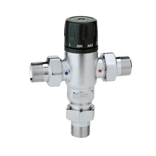 

Клапан термосмесительный Caleffi DN 1/2" (30-65° C) регулируемый (521400)