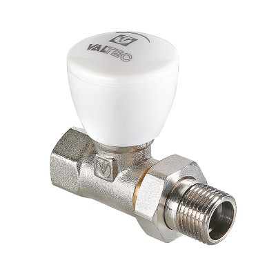 

Клапан радиаторный Valtec 1/2"x1/2" ручной прямой (VT.008.N.04)