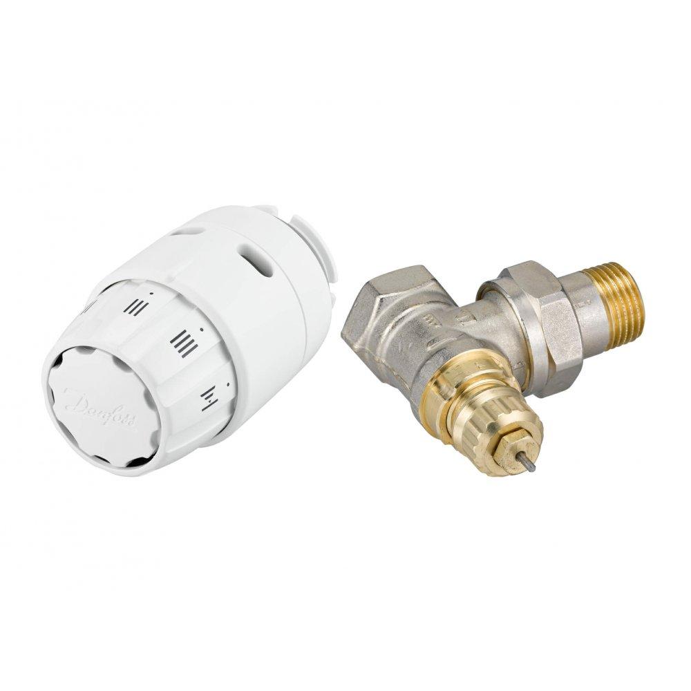 

Клапан с термоголовкой Danfoss RAS-C2 1/2'' угловой для радиаторов (013G5143)