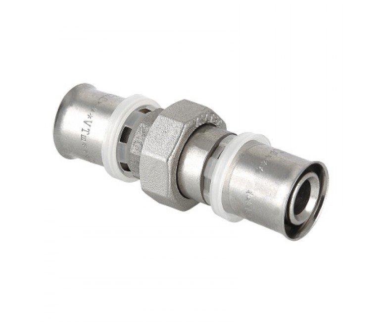 

Муфта (пресс-фитинг) Valtec DN 20x20 разборная соединительная (VTm.263.N.002020)