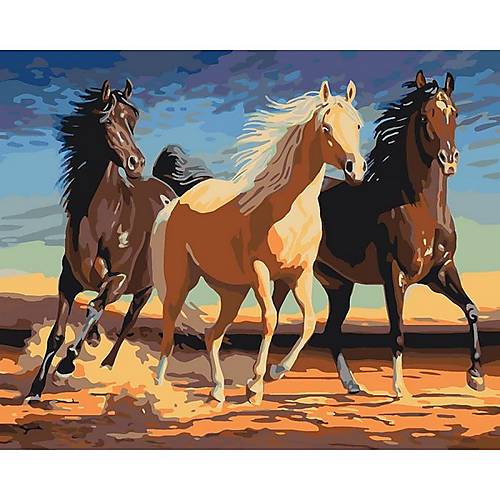 

Рисование по номерам "Табун 2" 40*50см Идейка (КНО4029)