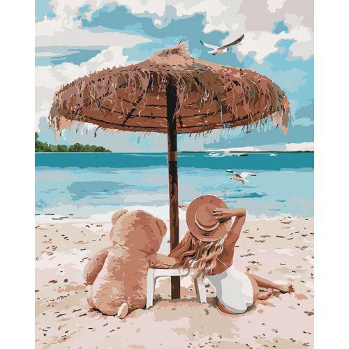 

Картина по номерам Я и мой мишка ★★★★★ Идейка КНО4671 (TC127337)