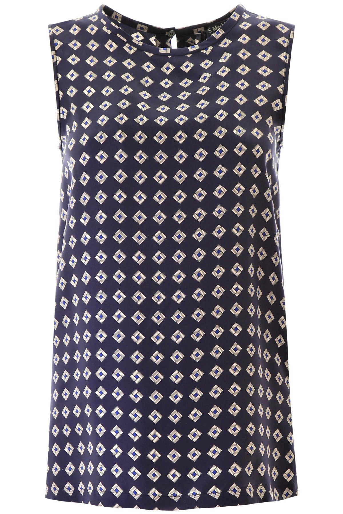 

Блуза MaxMara 46 Темно-синяя 91610102000