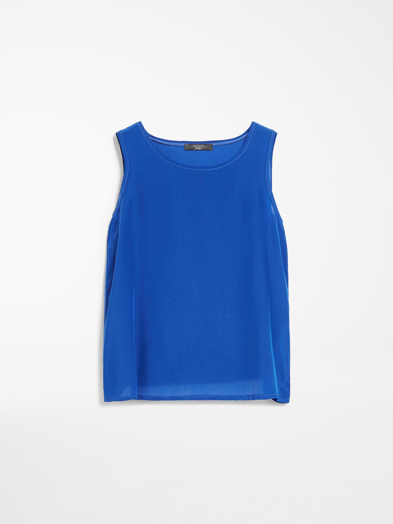 

Майка MaxMara  Синяя 59410601000, Майка MaxMara 46 Синяя 59410601000