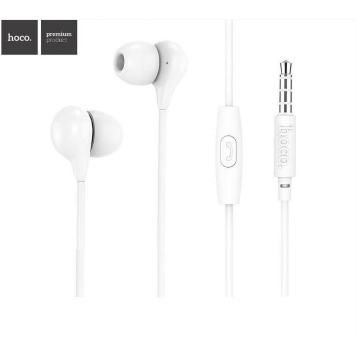 

Наушники проводные Hoco M13 Candy white