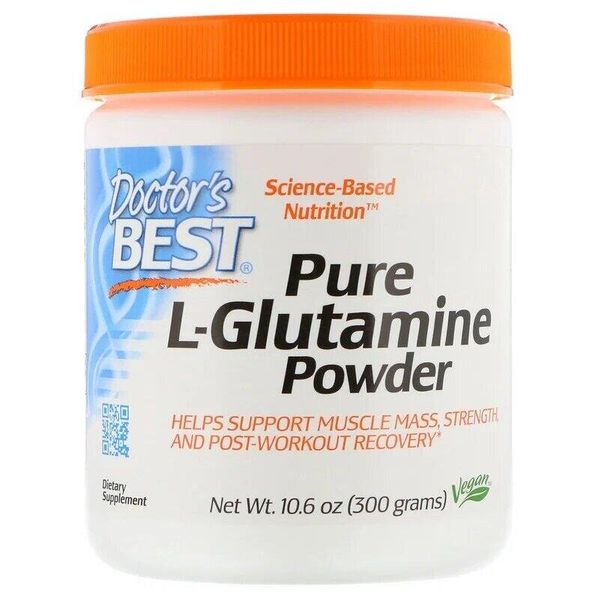 

L-Глютамин L-Glutamine Powder Doctor's Best порошок 300 г (DB123)