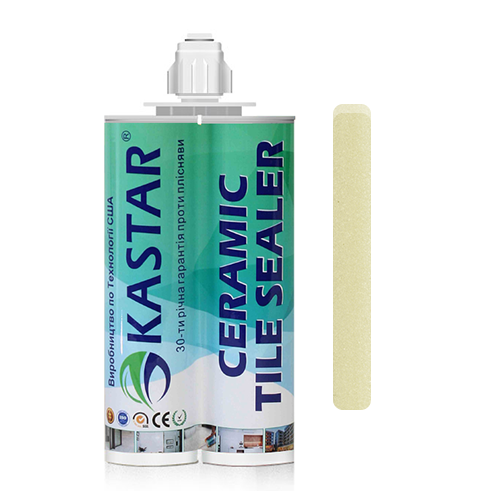 

Двухкомпонентная эпоксидная фуга затирка Kastar Ceramic Tile Sealant Pearl Gold/Бежевый, 400мл.