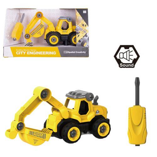 

Конструктор Экскаватор Diy Spatial Creativity, 28 дет CJ-1365029