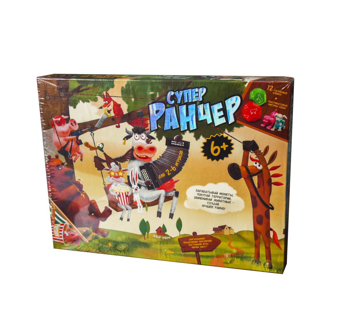 

Настольная развлекательная игра Супер Ранчер укр Dankotoys (G-SR-01-01U) (48899)