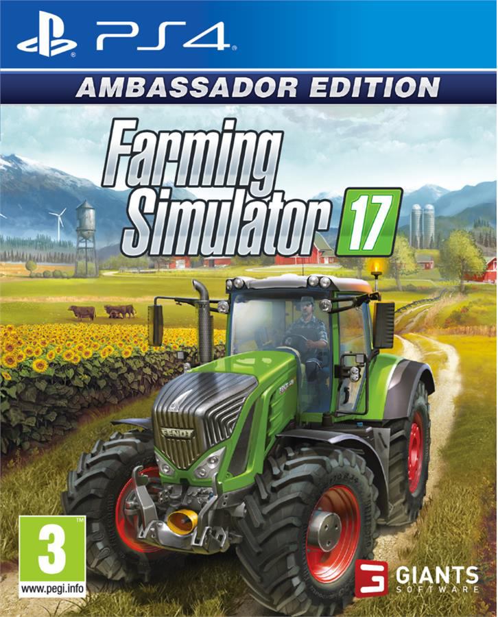 

Игра Farming Simulator 17 Ambassador Edition для PS4 (Blu-ray диск, English version)