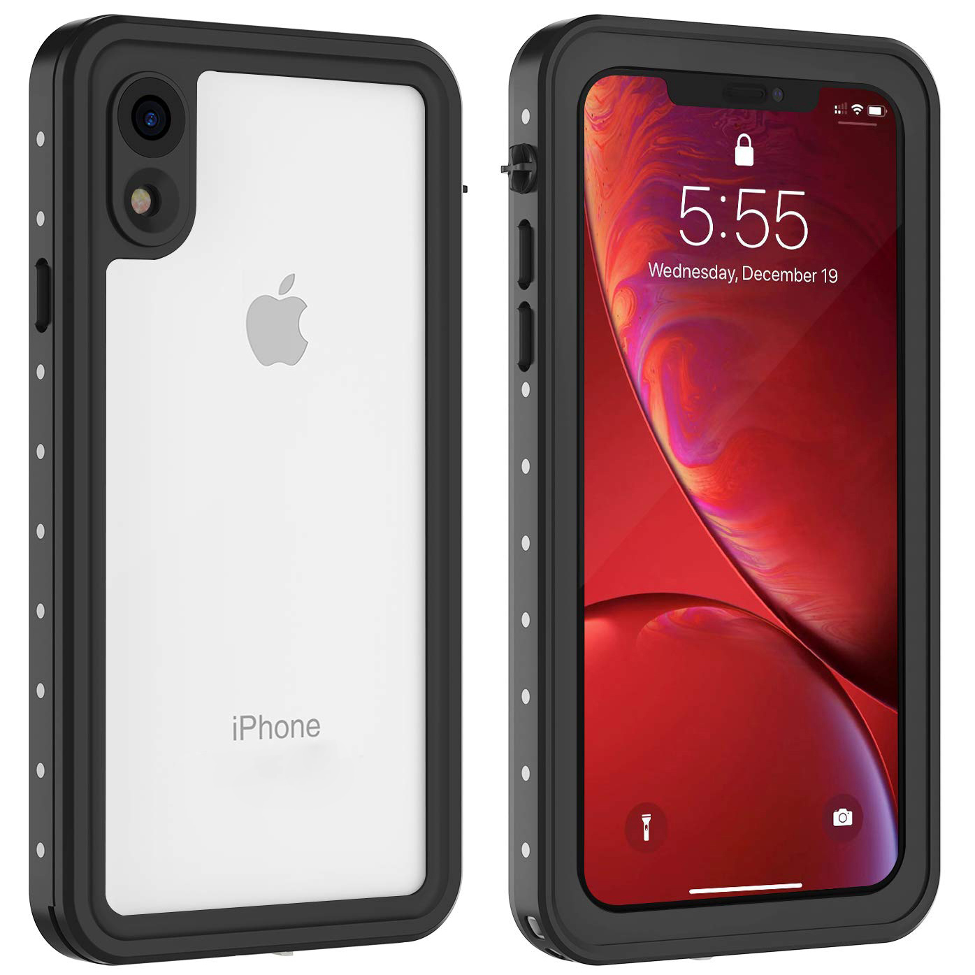 

Водонепроницаемый чехол Shellbox для Apple iPhone XR (6.1") Черный Без бренда