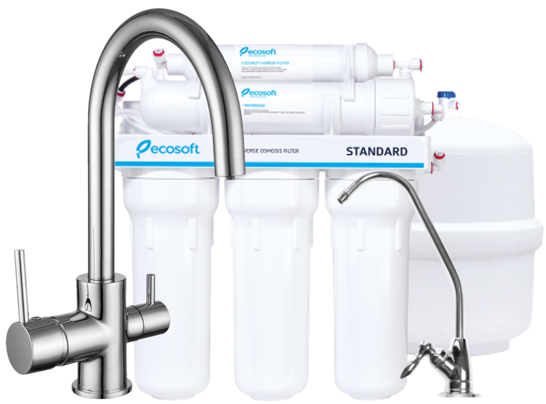 

Комплект: DAICY-U смеситель для кухни + Ecosoft Standart система обратного осмоса (5ти ступенчатая)